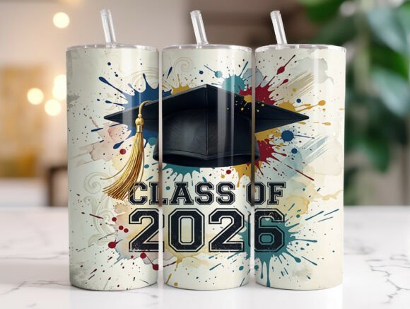 Class of 2026 Graduation Tumbler Wrap