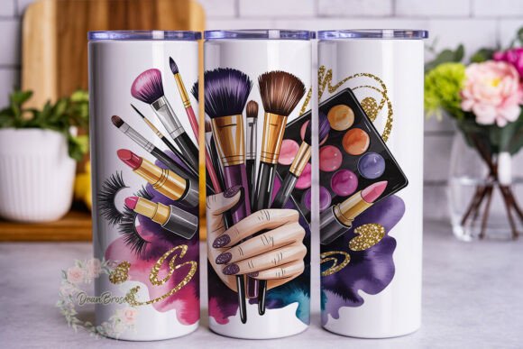 Glamorous Purple Makeup 20oz Tumbler: Graphics & Tumbler Wraps Review