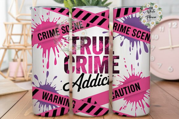True Crime Addict Tumbler Wrap: Graphics Review for Designers