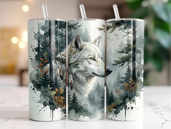 White Wolf Forest Graphics: Tumbler Wrap Brand Review